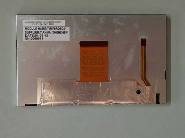 Original TM070RDZG01 Tianma Screen Panel 7.0\" 800*480 TM070RDZG01 LCD Display